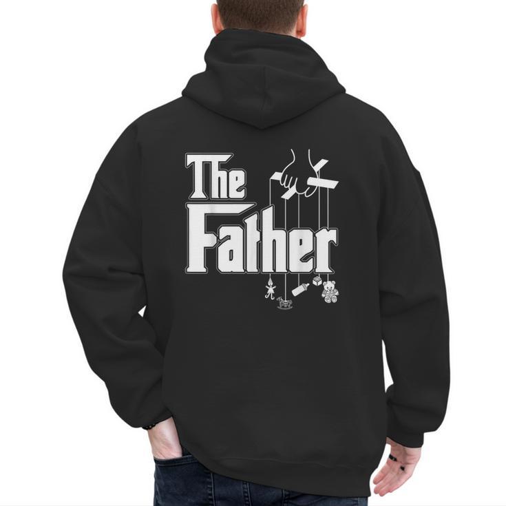The Father New Daddy Expecting Baby  T-Shirt Men's Hoodie Back Print