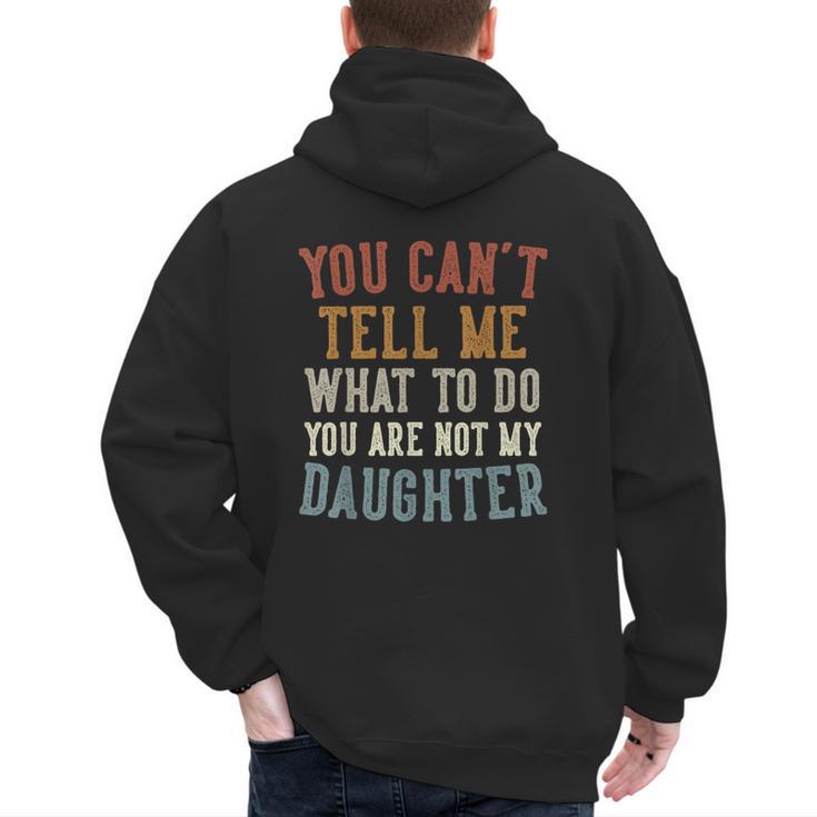 Father's Day Dad From Daughter Daddy Men's Hoodie Back Print