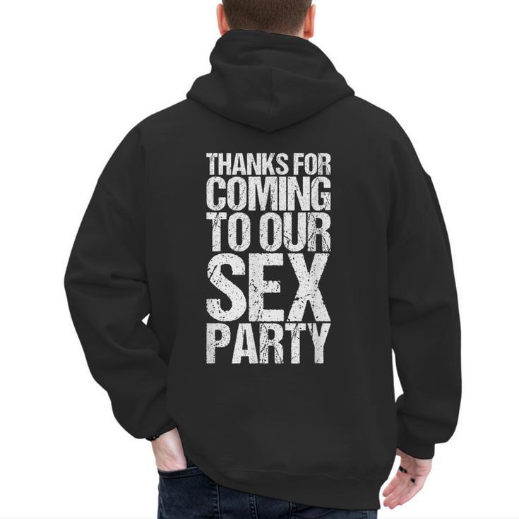 Gender Reveal Mum Dad Party Men's Hoodie Back Print