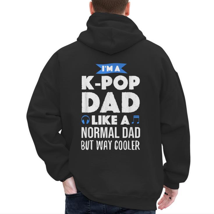 K-Pop Dad Korean Music Lover Men's Hoodie Back Print