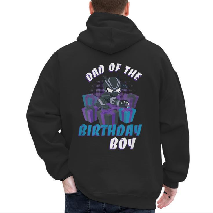 Marvel Panther Family Party Dad Of The Birthday Boy Men's Hoodie Back Print