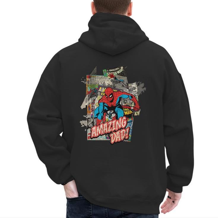 Marvel Spider-Man Amazing Dad Father's Day Men's Hoodie Back Print