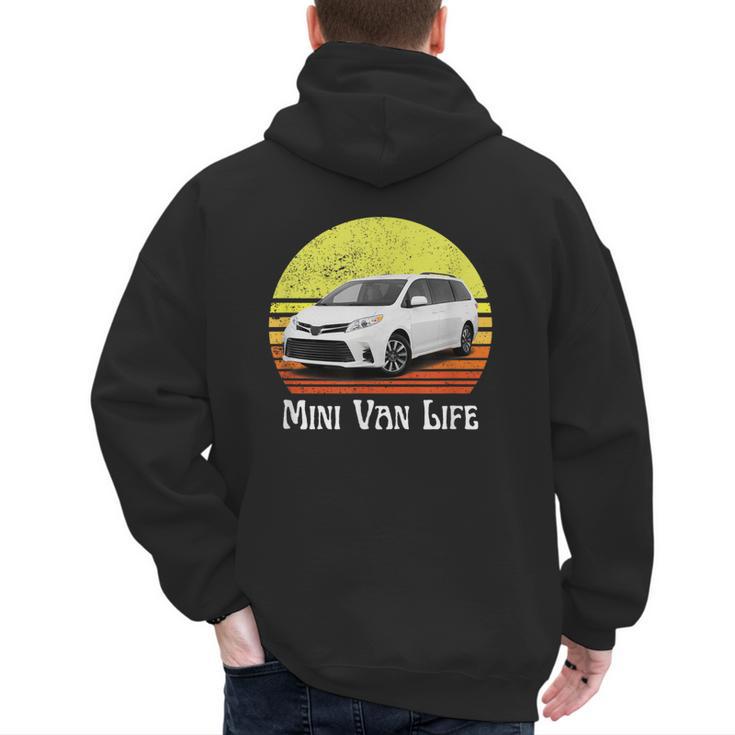 Mini Van Life Soccer Mom Dad Parent For Parents Men's Hoodie Back Print