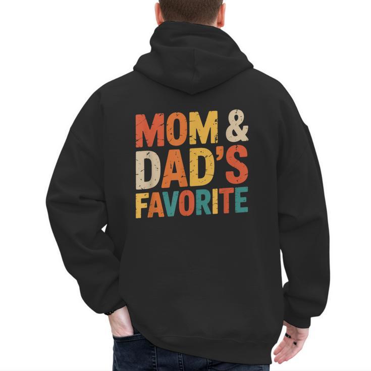 Mom & Dad's Favorite Men's Hoodie Back Print