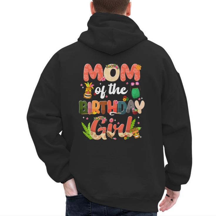 Mom And Dad Birthday Girl Matching Family Party Decorations Men's Hoodie Back Print