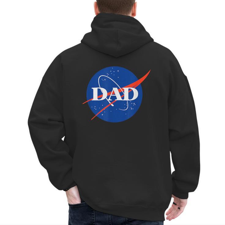 NASA Inspired DAD Meatball Men's Hoodie Back Print