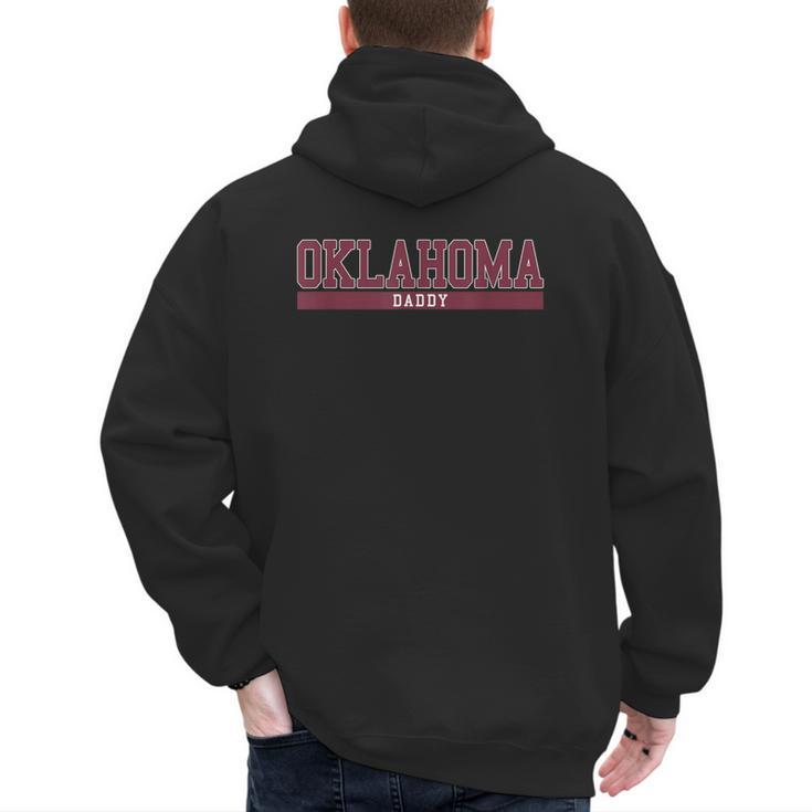 Oklahoma Dad University Sports Men's Hoodie Back Print