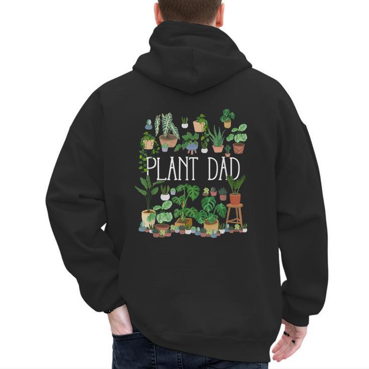 Potted Plant Dad Men's Hoodie Back Print