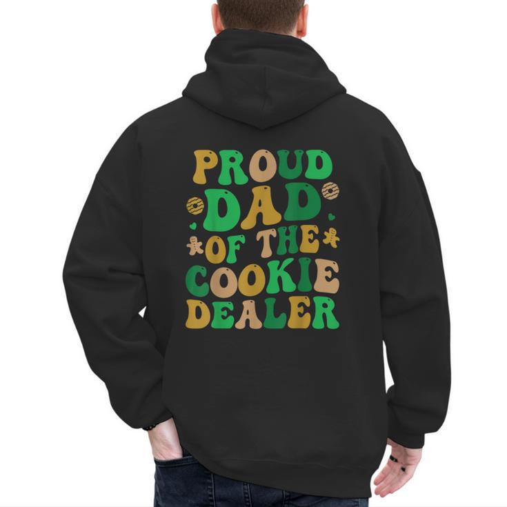 Proud Dad Of a Cookie Dealer Scout Troop Cookie Dealer Girls Men's Hoodie Back Print