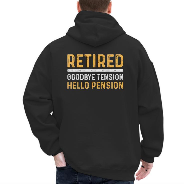 Retirement Best Retired 2026 Tee For Men Women Dad Mom Men's Hoodie Back Print