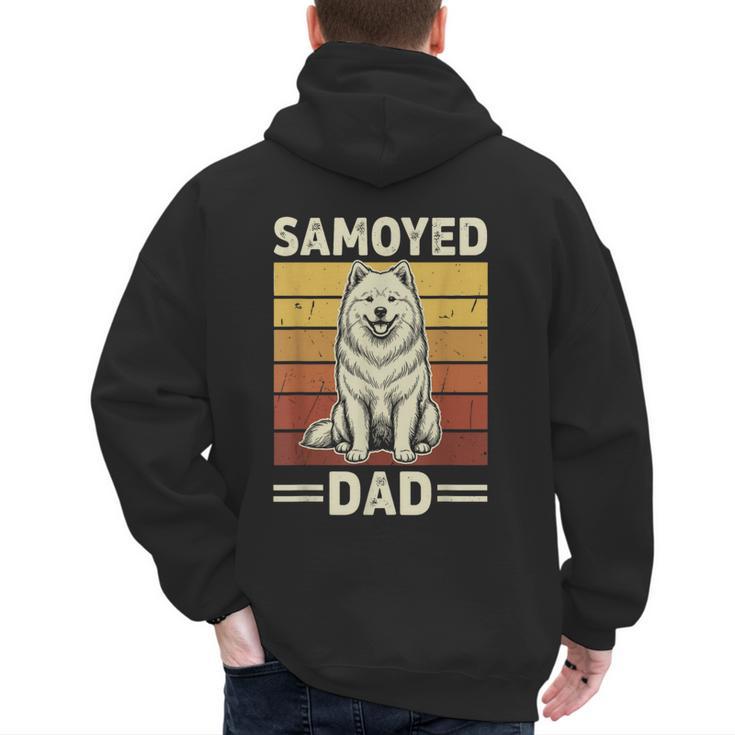 Samoyed Dad Men's Hoodie Back Print