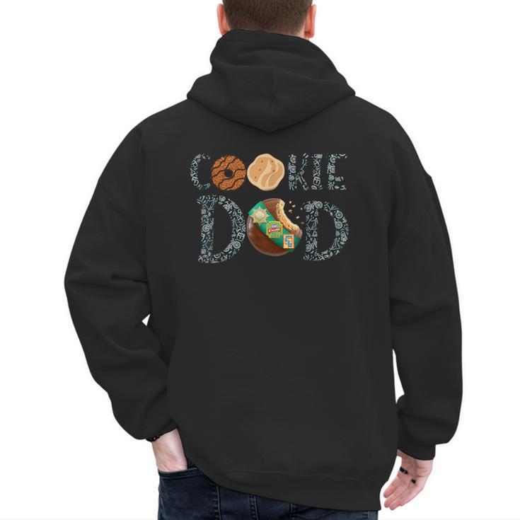 Scout Shirt Cookie Dad Family Girl Troop Leader Men's Hoodie Back Print