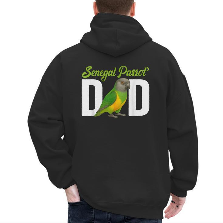 Senegal Parrot Dad Senegal Parrot Owner Senegal Parrot Lover Men's Hoodie Back Print
