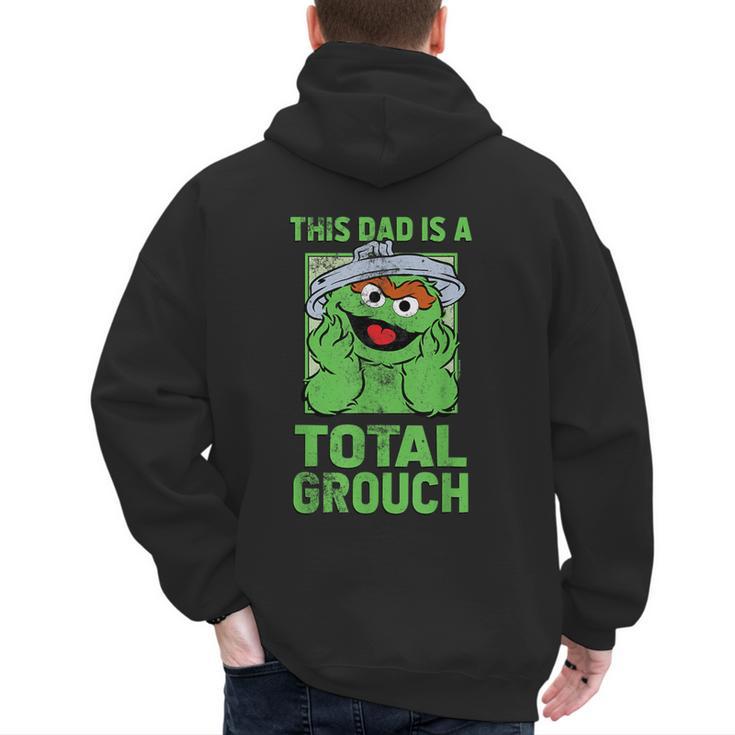 Sesame Street Father's Day Total Grouch Dad Men's Hoodie Back Print