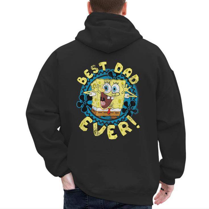 Spongebob Squarepants Father's Day Best Dad Ever Men's Hoodie Back Print