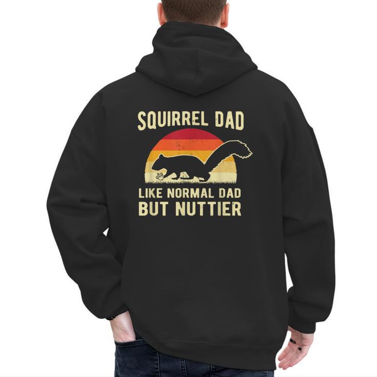 Squirrel Dad Pet Squirrel Owner Squirrel Lover Nuts Men's Hoodie Back Print