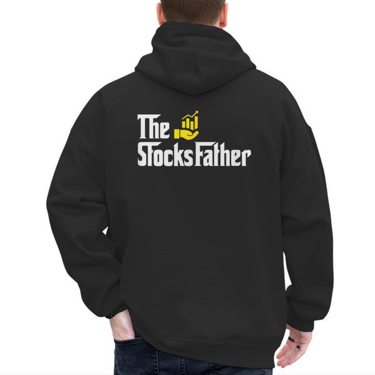 The Stocks Father Trader Dad Men's Hoodie Back Print