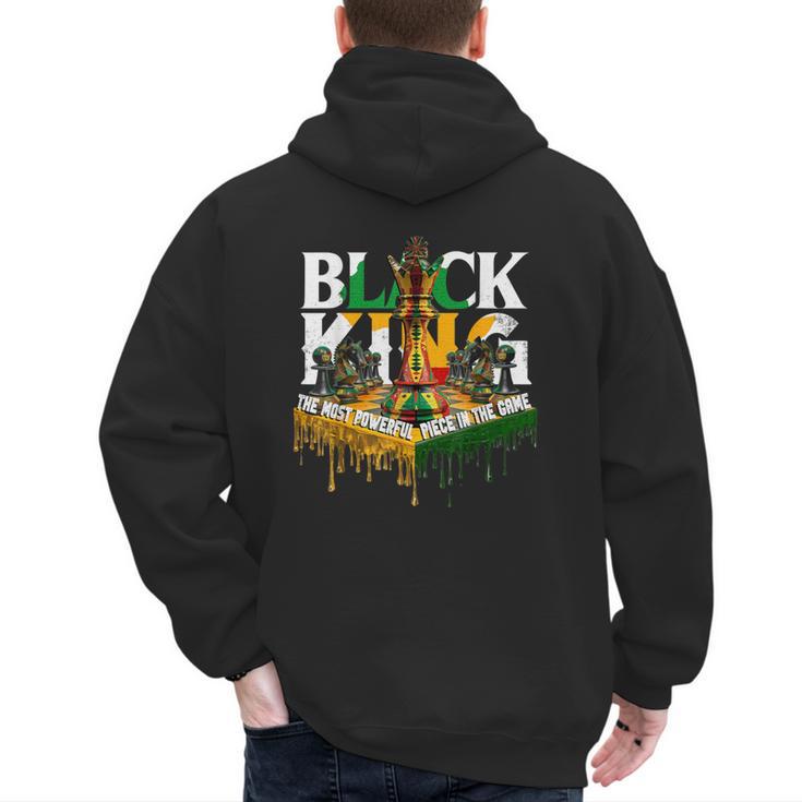 History I Am Black Man King Dad Melanin Men Women Men's Hoodie Back Print