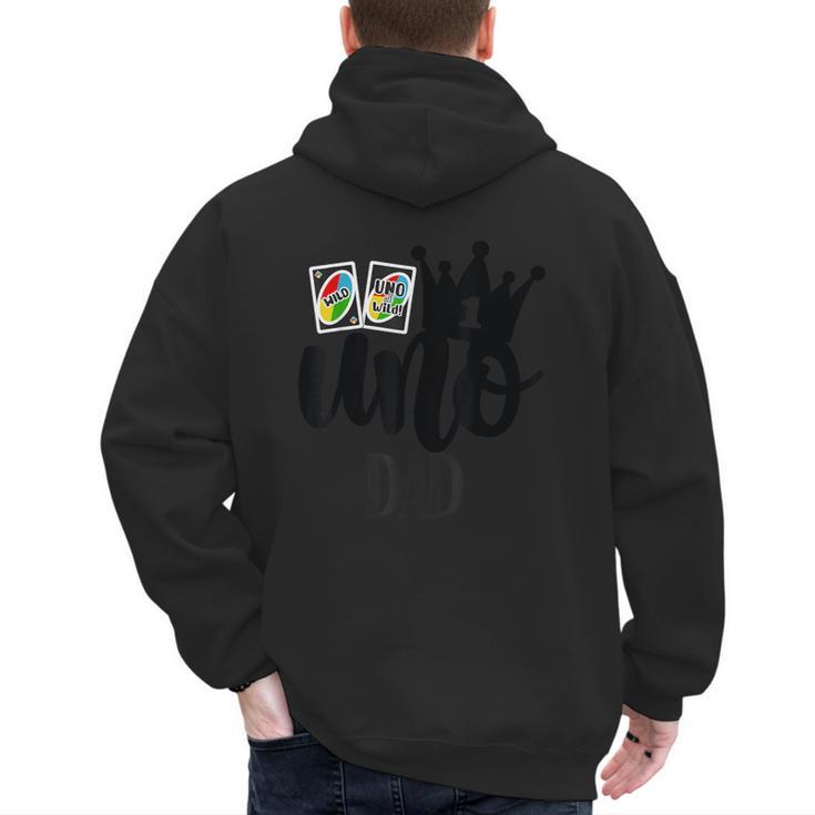 Uno 1st Birthday Dad Men's Hoodie Back Print