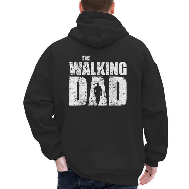 The Walking Dad Father Man Dead Retro Vintage Men Fun Men's Hoodie Back Print