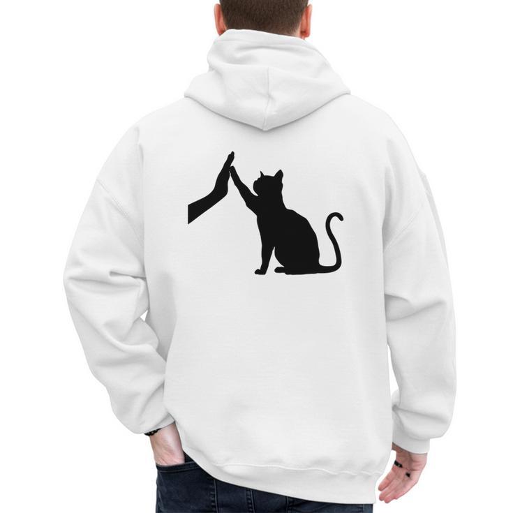 Cat Lover Cat Mom Cat Dad Men Women & Kids Cute Cat Men's Hoodie Back Print