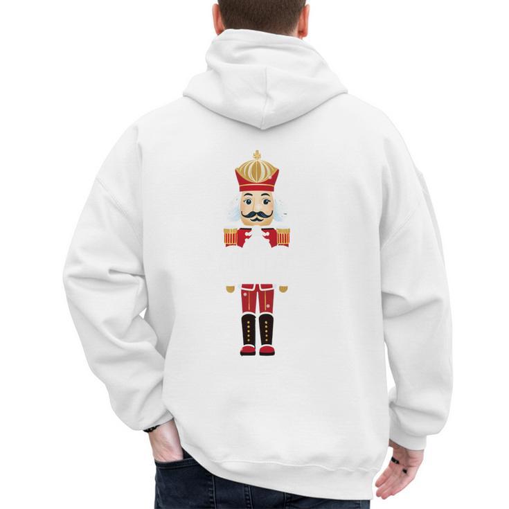 Cool Dad Nutcracker Christmas Family Matching Pajama Men's Hoodie Back Print