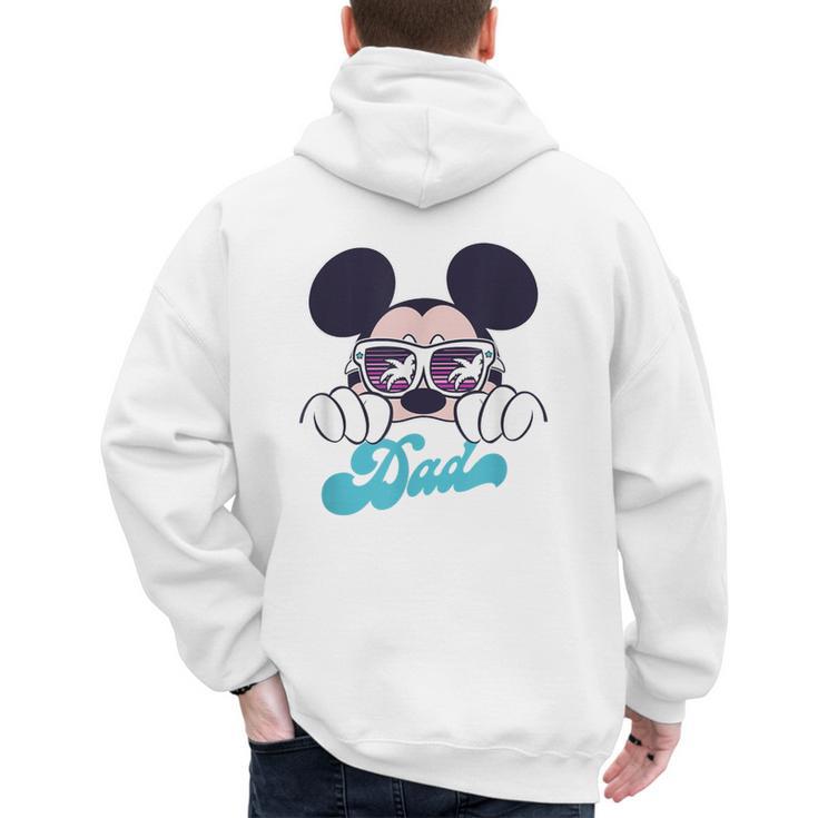 Disney Mickey And Friends Cool Mickey Summer Vibes Dad Logo Men's Hoodie Back Print