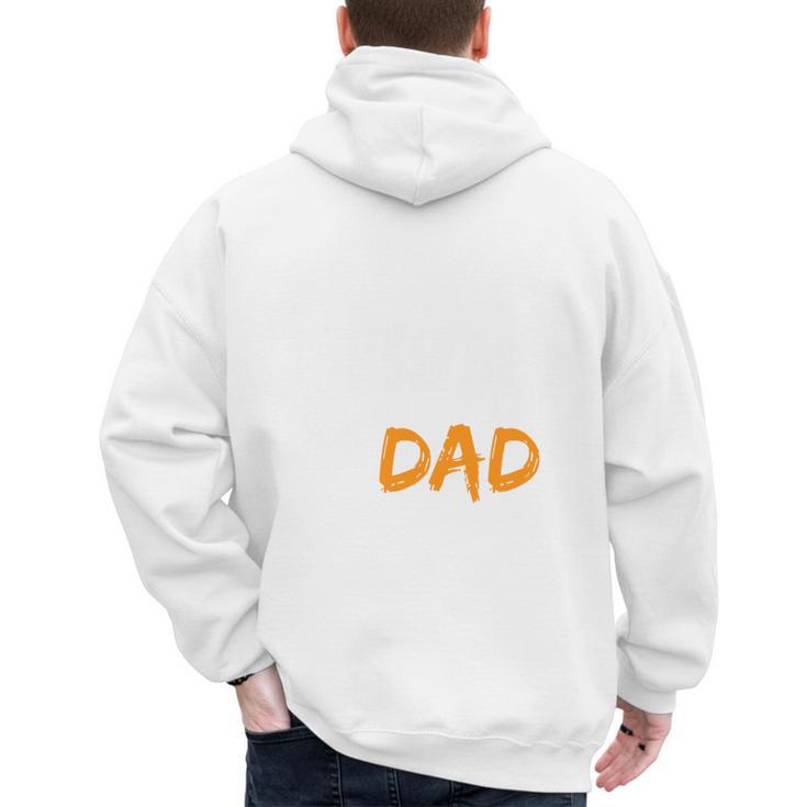 Gymnastics Dad For Gymnastic Father Parents Men's Hoodie Back Print