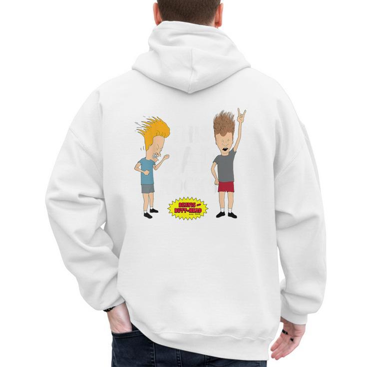 MTV Beavis And Butthead This Dad Rocks Men's Hoodie Back Print