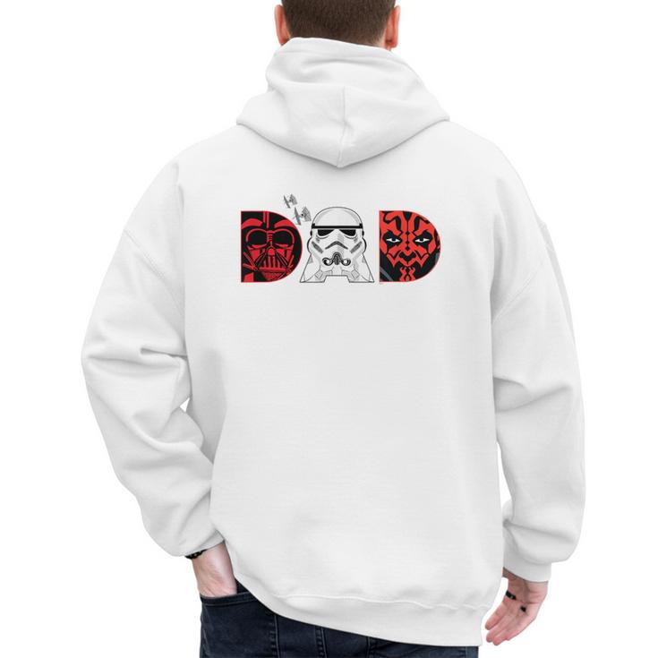 Star Wars Darth Vader Darth Maul Dad Father's Day Birthday Men's Hoodie Back Print