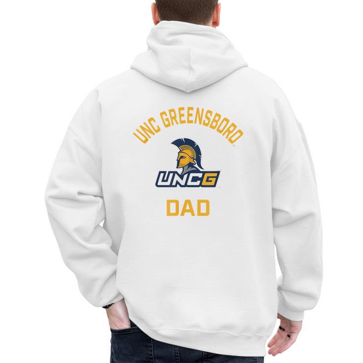UNC Greensboro UNCG Spartans Arched Dad Men's Hoodie Back Print