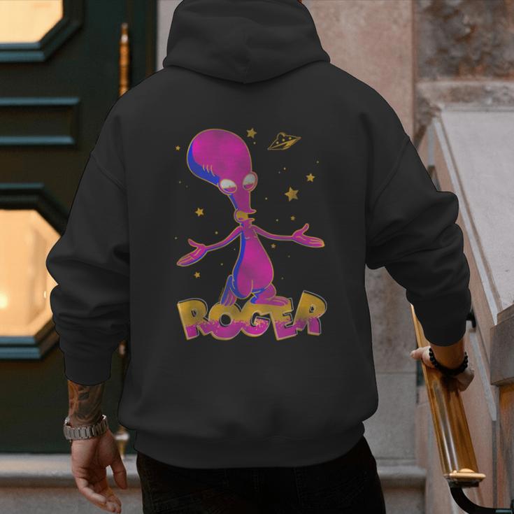 American Dad Outer Space Roger Cartoon Men's Hoodie Back Print