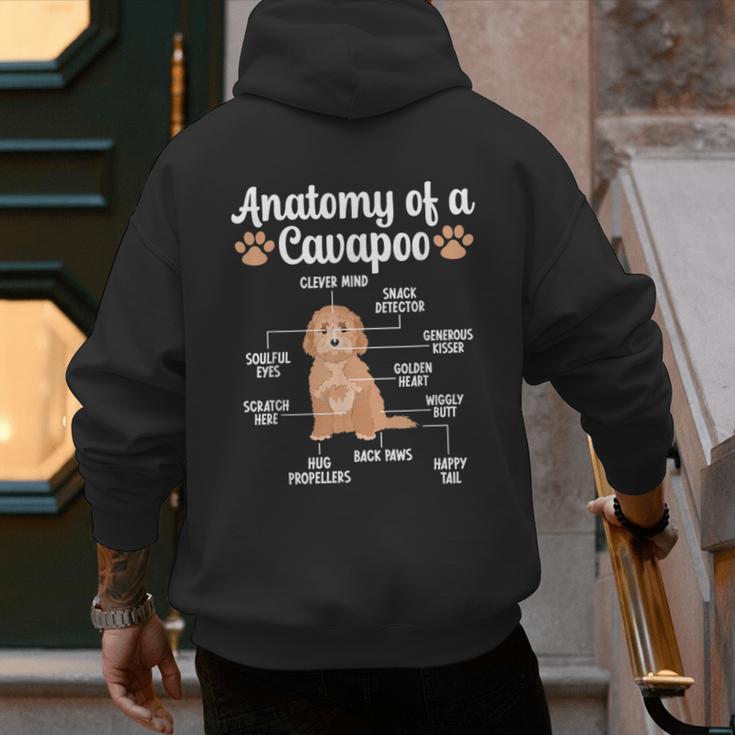 Anatomy Of A Cavapoo Dog Cavapoo Owner Cavapoo Dad Men's Hoodie Back Print Anatomy Of A Cavapoo Dog Cavapoo Owner Cavapoo Dad Men's Hoodie Back Print