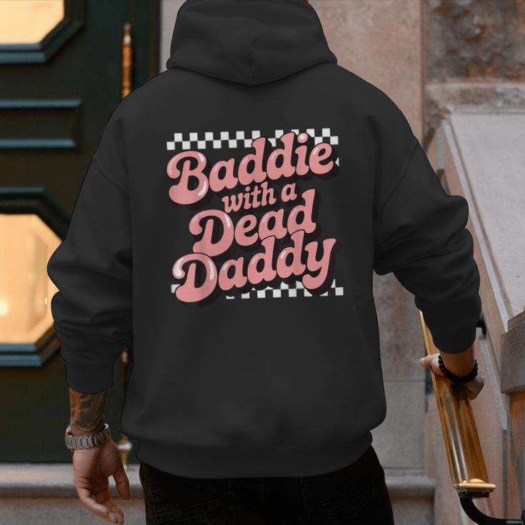 Baddie With A Dead Daddy Men's Hoodie Back Print