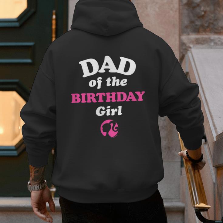 Barbie Dad Of The Birthday Girl Small Men's Hoodie Back Print