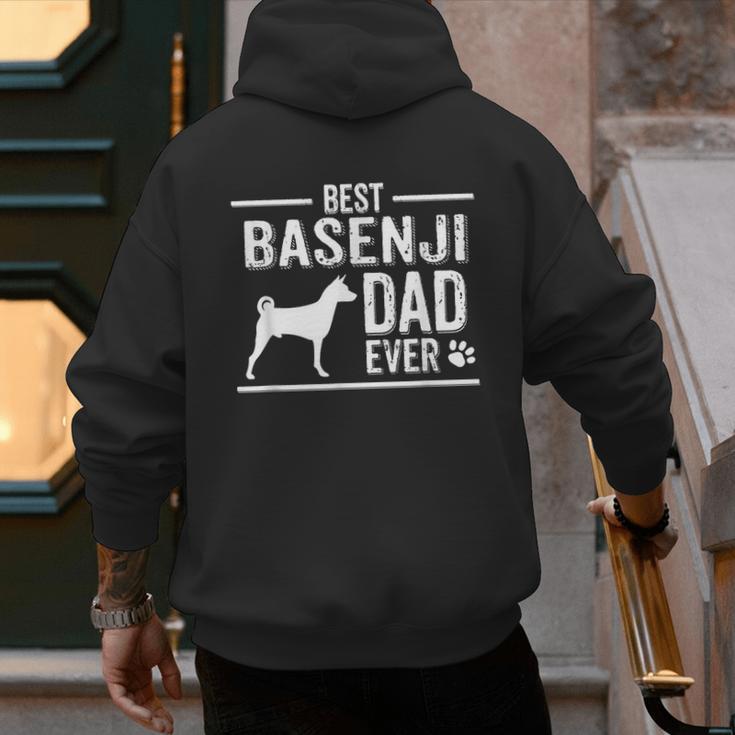 Basenji Dad Best Dog Owner Ever T-Shirt Men's Hoodie Back Print Basenji Dad Best Dog Owner Ever T-Shirt Men's Hoodie Back Print