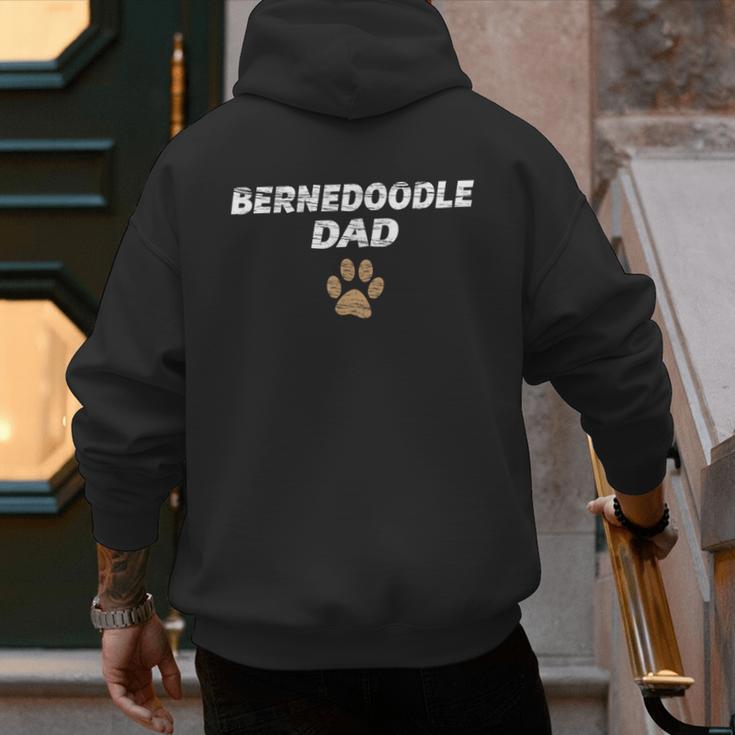 Bernedoodle Dad & Kids Tee Fathers Day T-Shirt Men's Hoodie Back Print