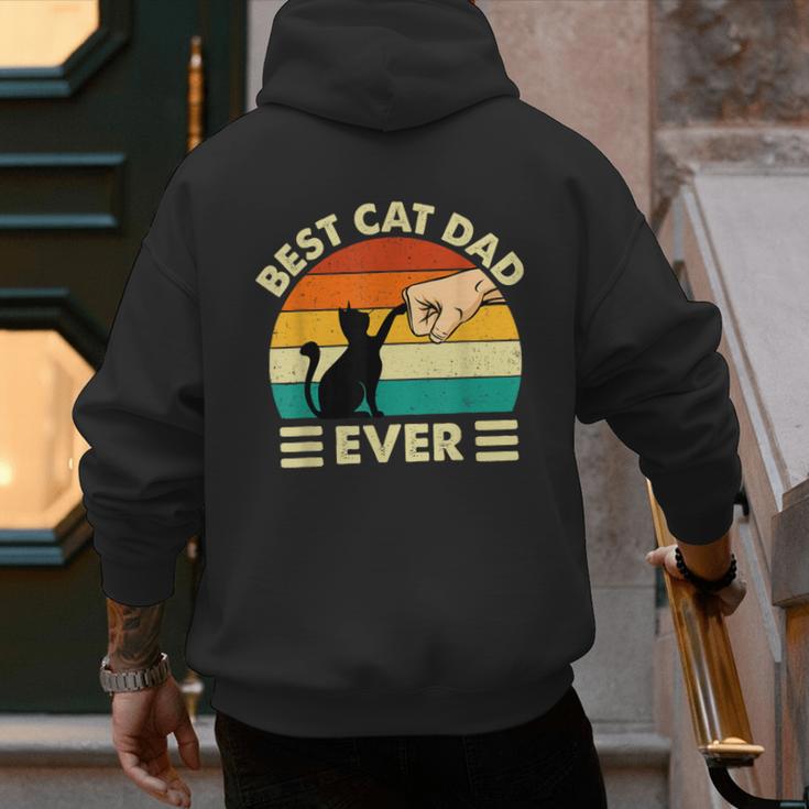 Best Cat Dad Ever Cat Lover Kitten Owner Kitty Men's Hoodie Back Print Best Cat Dad Ever Cat Lover Kitten Owner Kitty Men's Hoodie Back Print