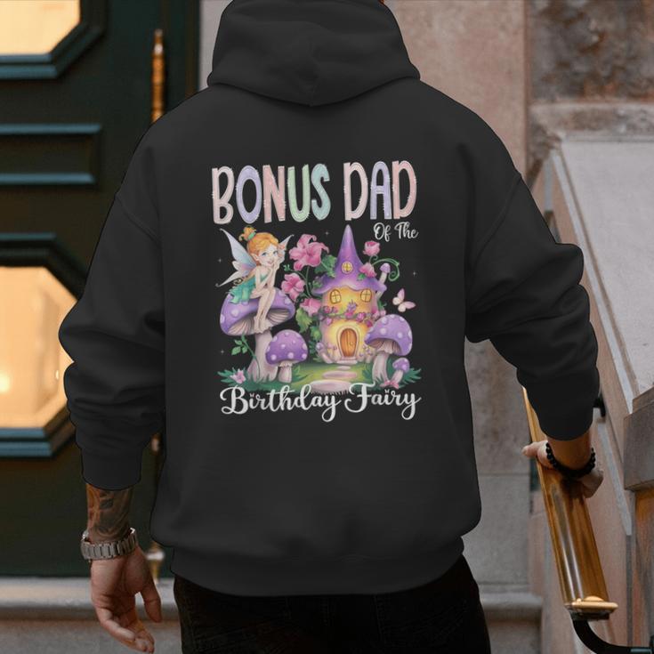 Bonus Dad Of The Birthday Fairy 1St Birthday Girl Party Men's Hoodie Back Print