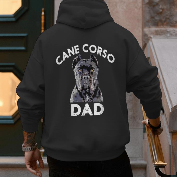 Cane Corso Dad Italian Mastiff T-Shirt Men's Hoodie Back Print