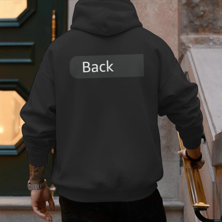You Cant Choose Your Dad But You Can Choose Your Daddy Back Men's Hoodie Back Print
