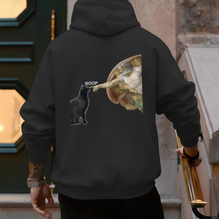Cat Shirts For MenWomen Cat Shirts For Cat DadMom Men's Hoodie Back Print