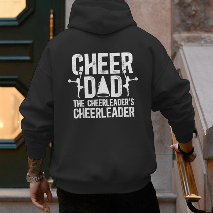 Cheer Dad The Cheerleader's Cheerleader Dad Cheer Father Men's Hoodie Back Print