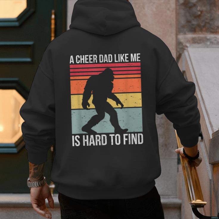 Cheer Dad Cheerleading Bigfoot Men's Hoodie Back Print Cheer Dad Cheerleading Bigfoot Men's Hoodie Back Print