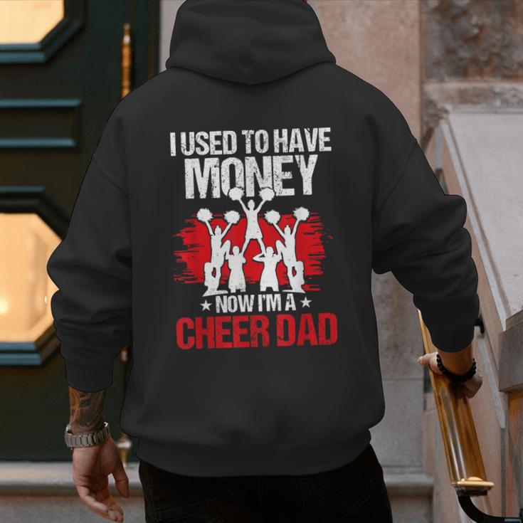 Cheer Dad Cheerleading Fathers Day Men's Hoodie Back Print