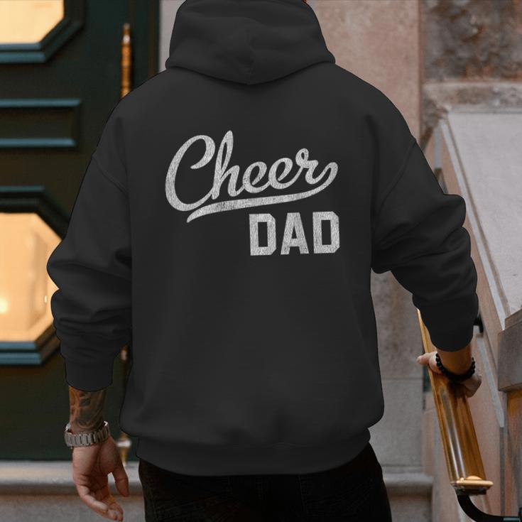Cheer Dad Proud Cheerleading Dad Small Men's Hoodie Back Print