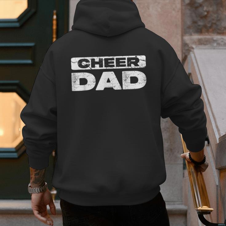 Cheer Dad Shirt Men Fathers Day Cheerleading Dad Men's Hoodie Back Print