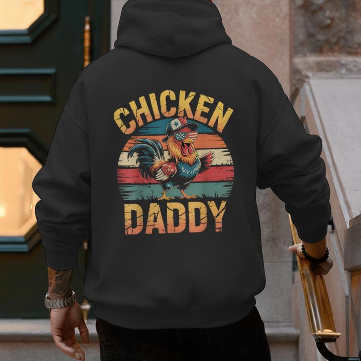Chicken Daddy Farmer For Men Men's Hoodie Back Print