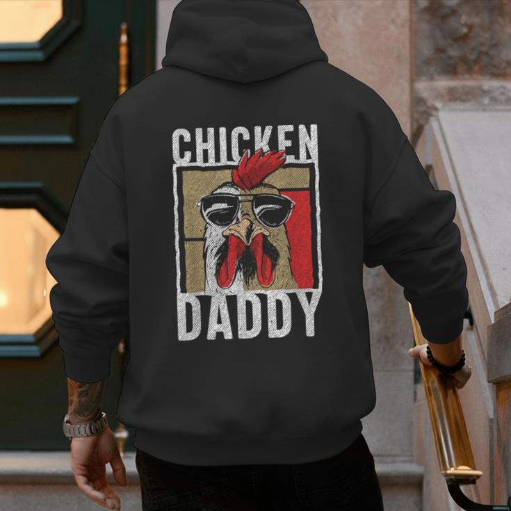Chicken Daddy a Fun For Every Rooster In The Basket Men's Hoodie Back Print Chicken Daddy a Fun For Every Rooster In The Basket Men's Hoodie Back Print