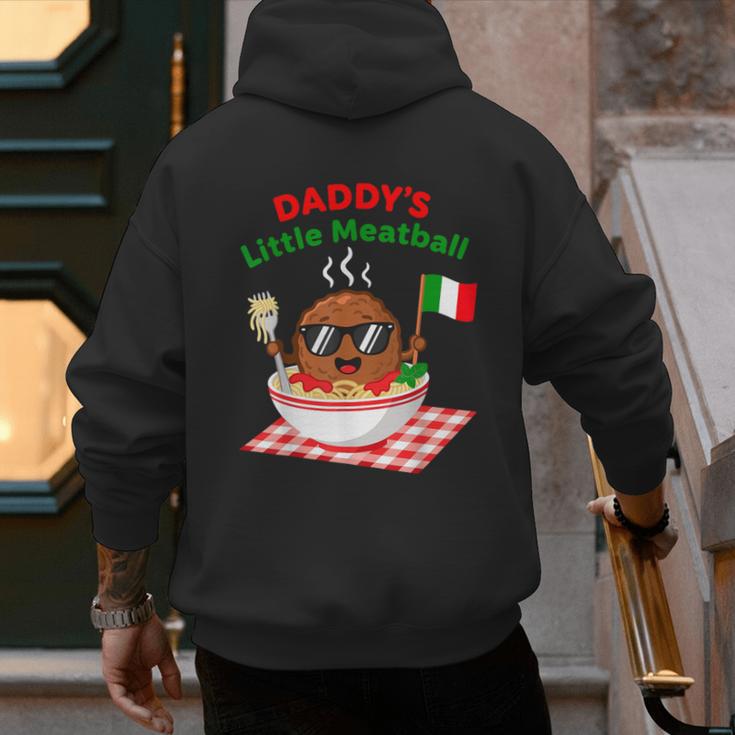 Couple Daddy's Little Meatball Italian Men Men's Hoodie Back Print